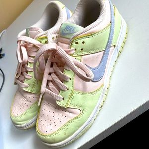 Nikes pastel size 8 women’s. No box and used lightly